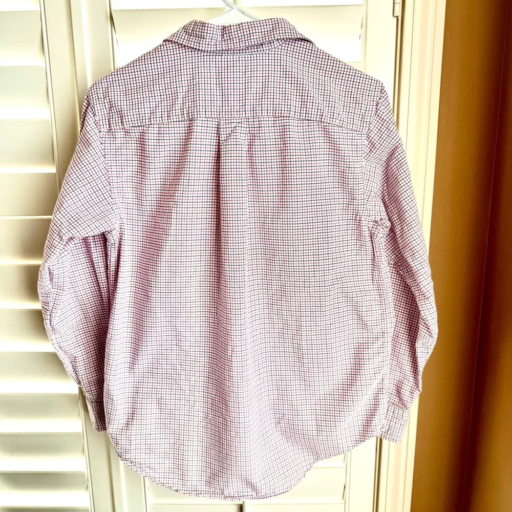 Ralph Lauren Boys Plaid Button‎ Down Shirt L 14 16 Cotton Preppy